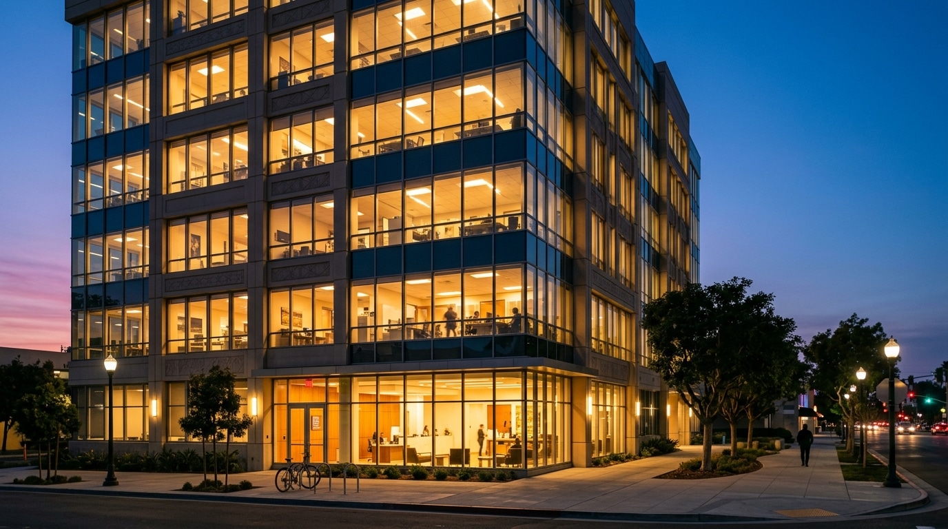 Office_building_at_twilight_202605201944 The Sublease Wave Has Already Broken